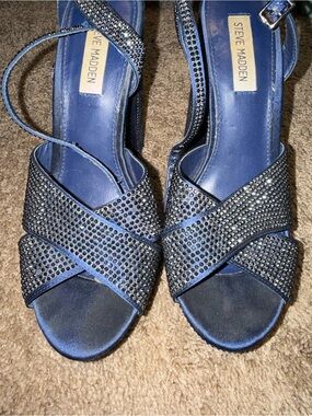 steve madden partay metallic ankle strap dress sandals Partay Metallic Leather Sandal